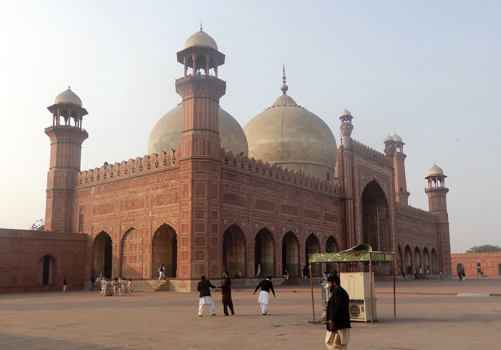 The Badshahi Mosque in Lahore, Pakistan